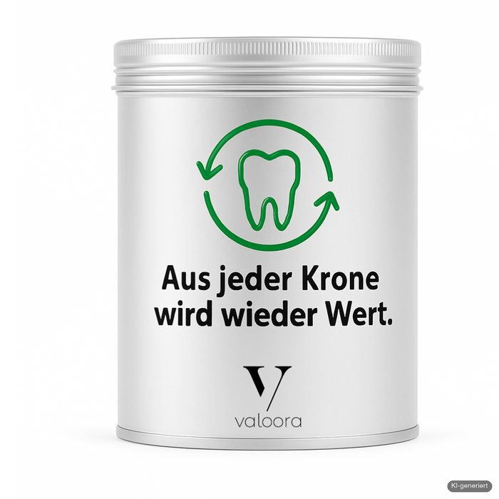 Valoora Sammeldose für Zahngold
