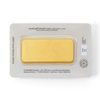 1 kg Goldbarren Kilobarren von C.Hafner – nachhaltiges Recyclinggold