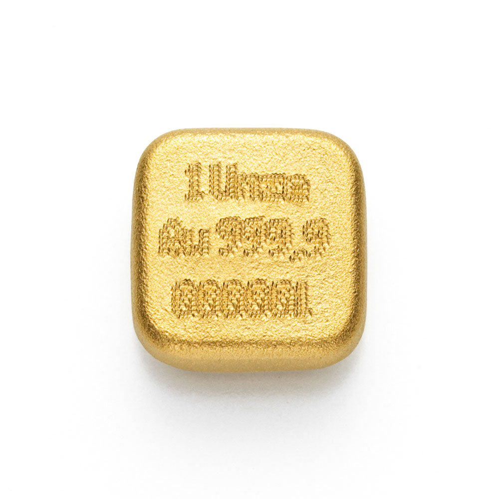 1 Unze Gold-Nugget (31,1 g) von C.Hafner – gegossenes Recyclinggold