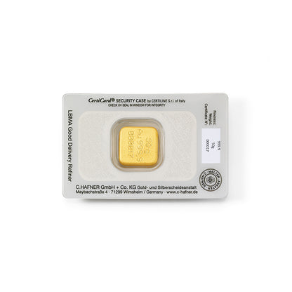 50 g Gold-Nugget von C.Hafner – gegossenes Feingold aus Recyclinggold