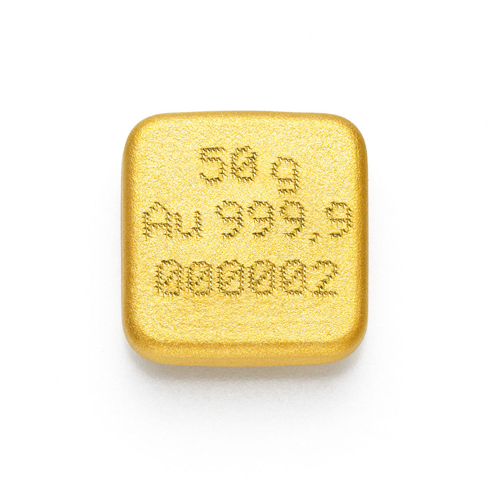 50 g Gold-Nugget von C.Hafner – gegossenes Feingold aus Recyclinggold