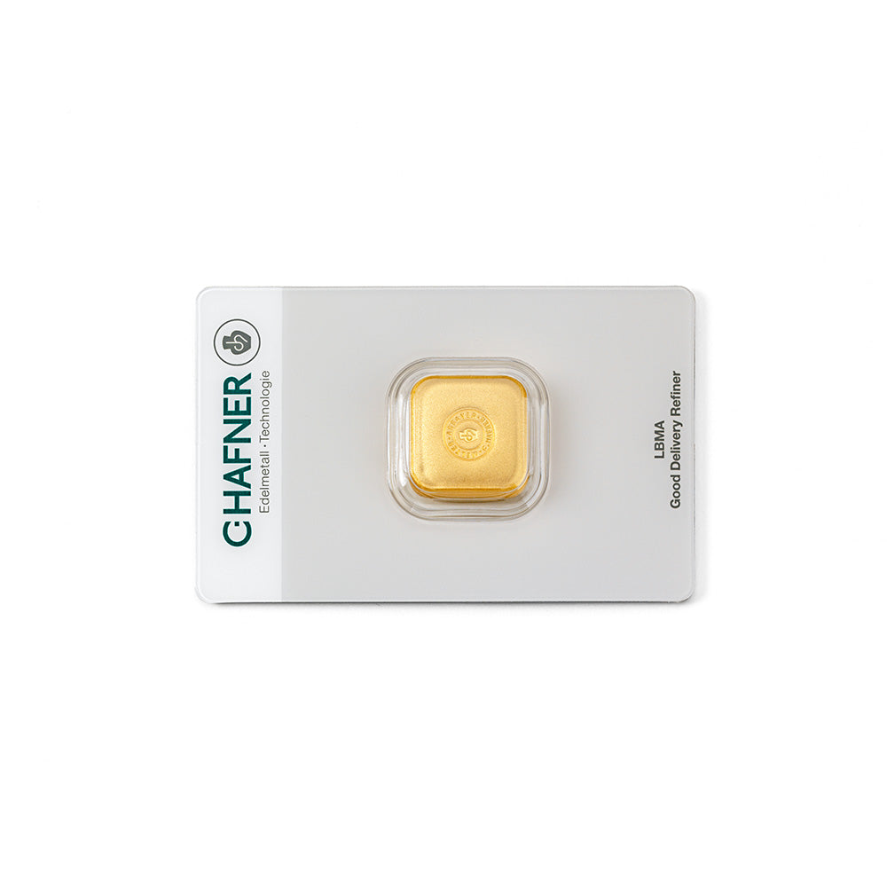 50 g Gold-Nugget von C.Hafner – gegossenes Feingold aus Recyclinggold