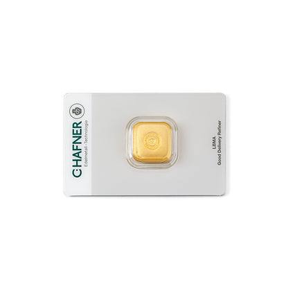 50 g Gold-Nugget von C.Hafner – gegossenes Feingold aus Recyclinggold