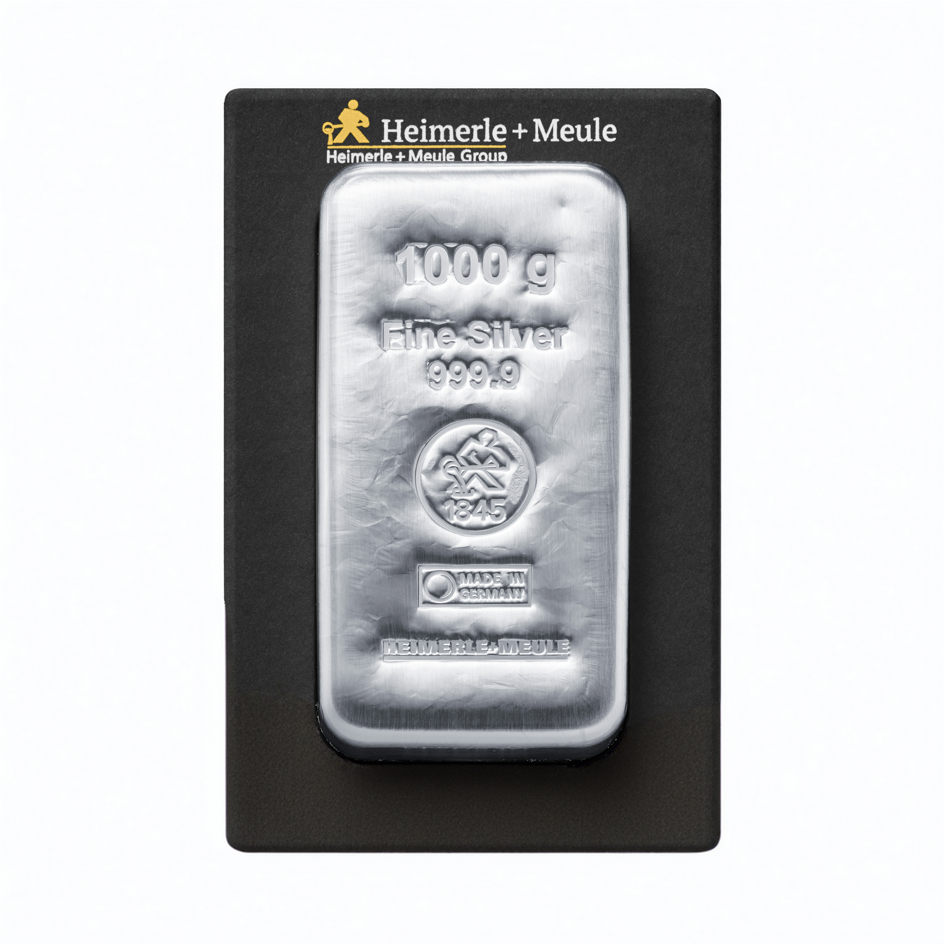 1 kg Silberbarren 999 von Heimerle + Meule – nachhaltiges Recycling-Feinsilber