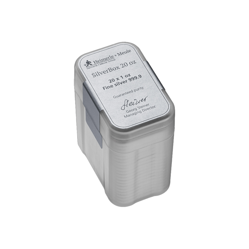 Silber-Box 20×1 oz – Silber Unzen aus Recycling